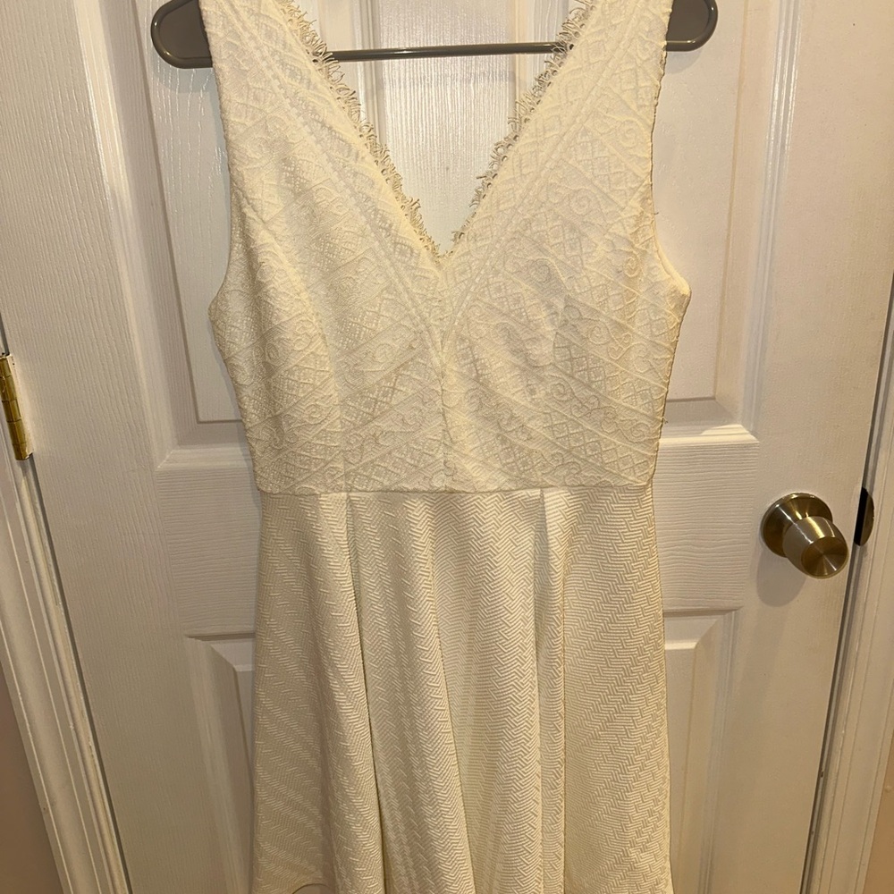 Sleeveless V-Neck A-Line Dress